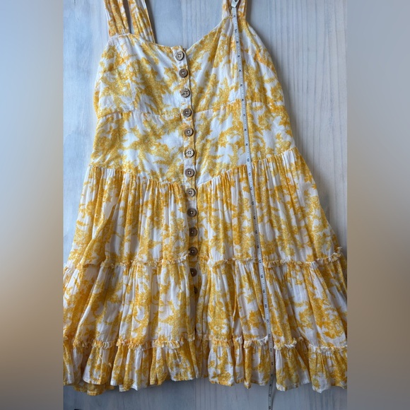 Free People Yellow Button Down Sundress - Picture 7 of 7
